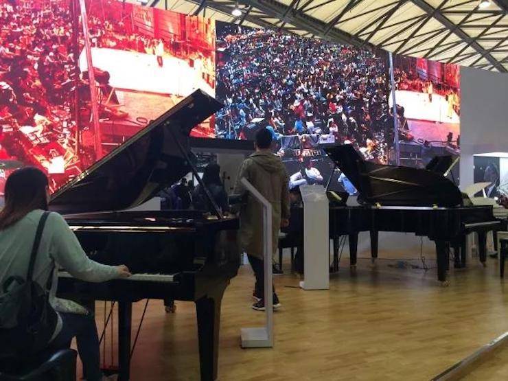 聚焦乐展|2017中国（上海）国际乐器展览会圆满落幕，环球360钢琴大放异彩