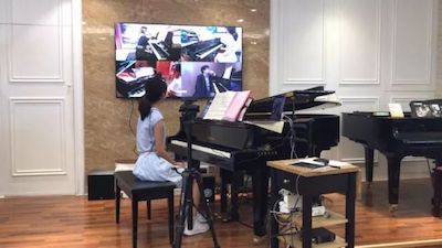 环球360特邀艺术家浙江音乐学院钢琴系丁阳博士Hybrid远程教育大师班+音乐会圆满成功