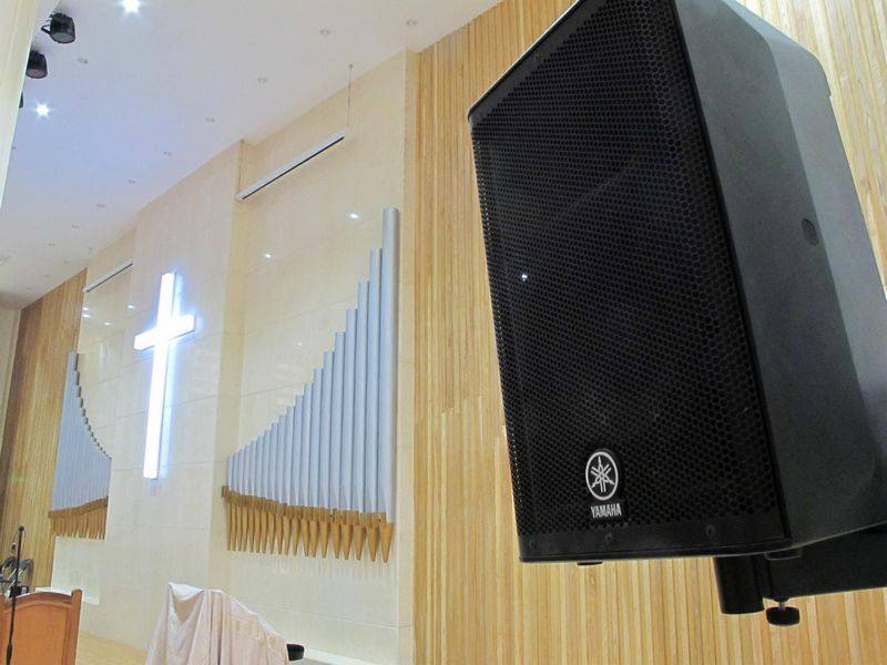 广州十甫堂——两只环球360 DXR8 音箱完成的教堂完美扩声