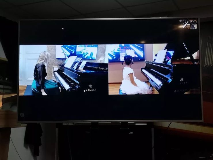 精彩回顾 | 环球360e联远程艺术教育联盟俄罗斯美女钢琴家古娃老师远程公开课